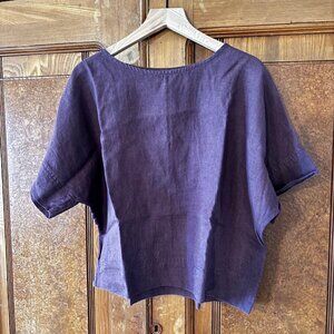 Linenfox Purple Women's Top